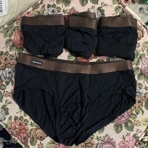 DAVID ARCHY Men’s Bamboo Rayon Briefs – 4 Pack – Ultra-Soft Stretch – Size M